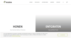 Desktop Screenshot of kadia.de
